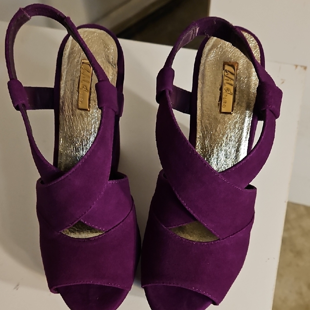 Elegant Purple Women's Heels